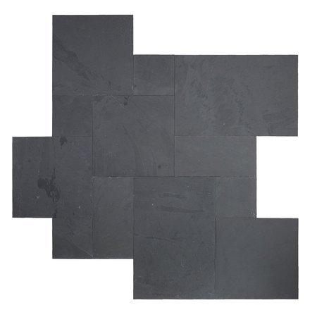 Msi Montauk Black Pattern Gauged Slate Floor And Wall Tile ZOR-NS-0021